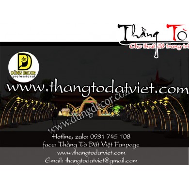 cho thuê cổng tre